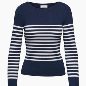Aritzia Babaton League Striped Sweater